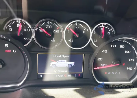 2021 Chevrolet Silverado 1500 4Wd Short Bed Custom из США, поврежденный, VIN 3GCUYBEF2MG350881